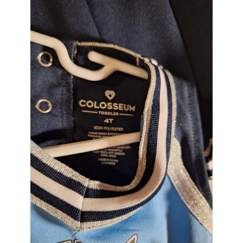 Colosseum Washburn University Ichabods Toddler Girls Cheerleader Set 4T NWT Navy